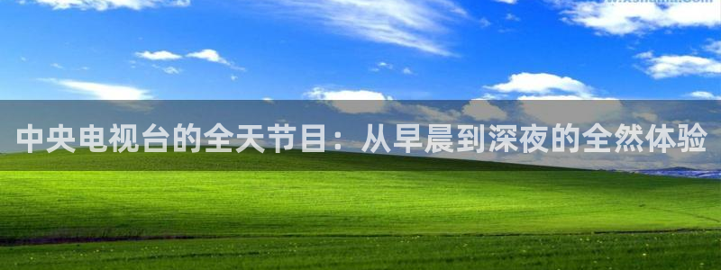 极速体育 直播吧：中央电视台的全天节目：从早晨到深夜的全然体验
