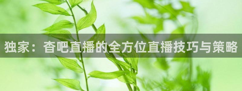 nba直播极速体育高清：独家：杳吧直播的全方位直播技巧与策略